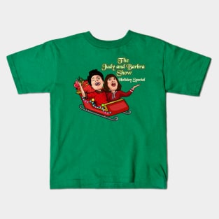 Official The Judy and Barbra Show Holiday Special Kids T-Shirt